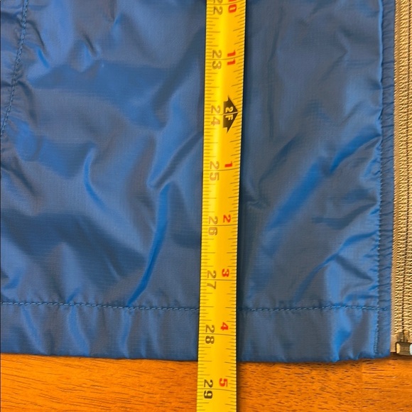Blue Hooded Windbreaker Jacket - Picture 9 of 9